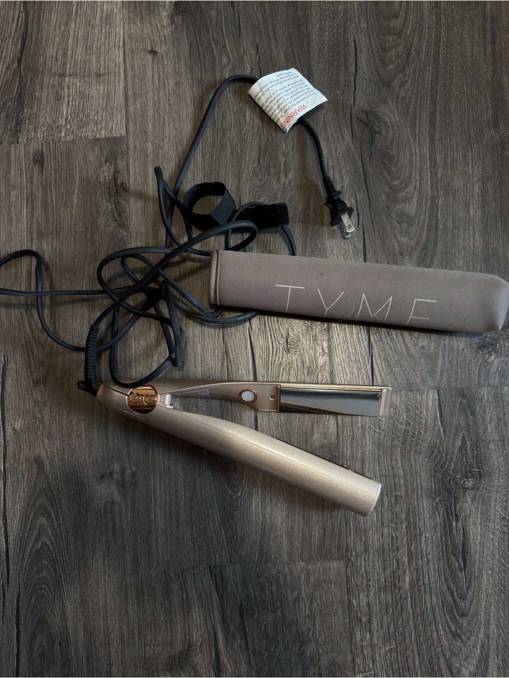 TYME Iron Pro 2-in-1 Hair Straightener & Curling Iron + Heat Sleeve
